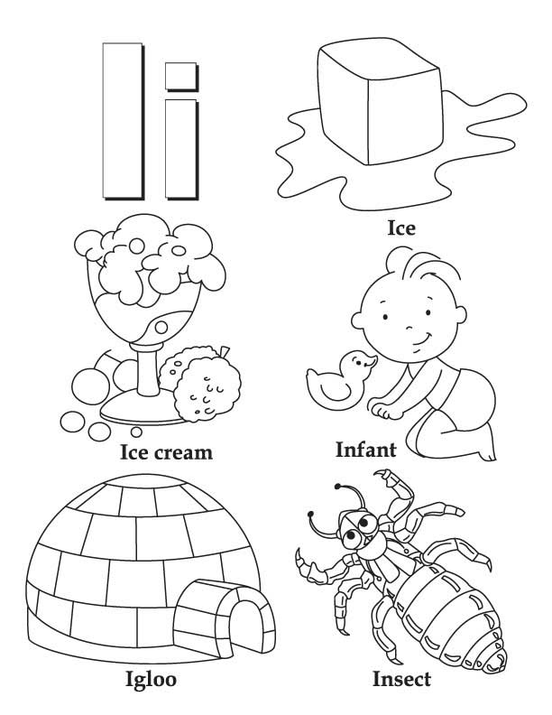 Letter I Coloring Pages - GetColoringPages.com