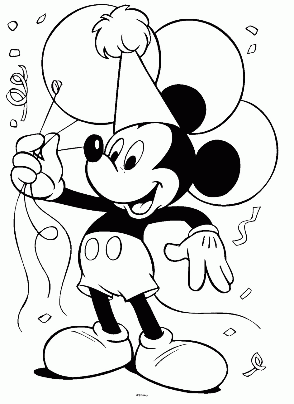 transmissionpress: Mickey Mouse coloring pages