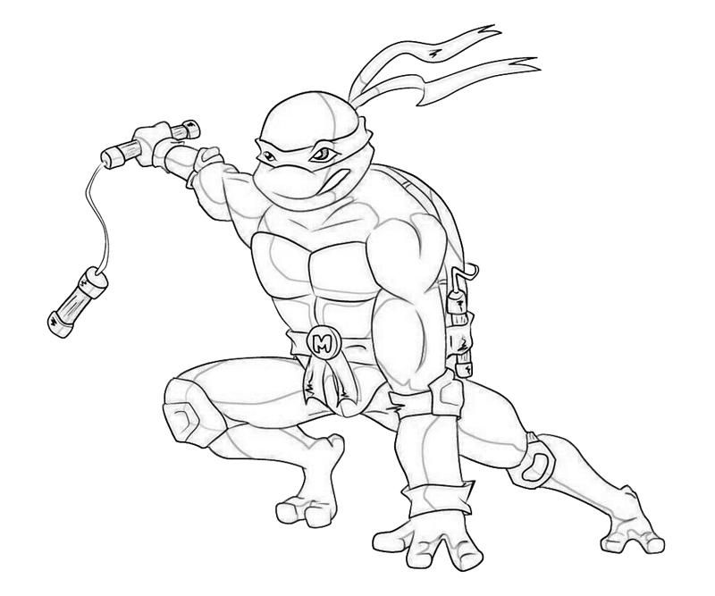 Classic Tmnt Coloring Pages - Coloring Pages For All Ages