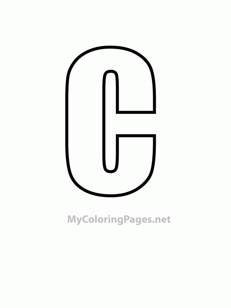 16 Free Pictures for: Letter C Coloring Pages. Temoon.us