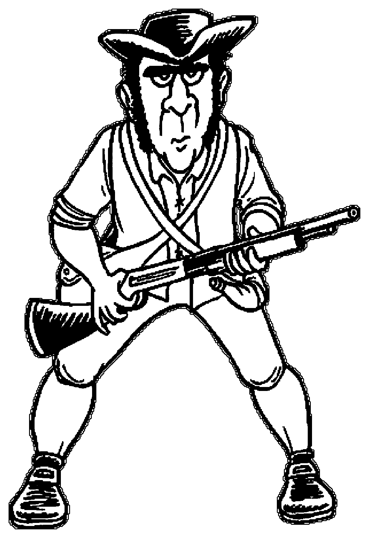 British Red Coats Coloring Pages 5