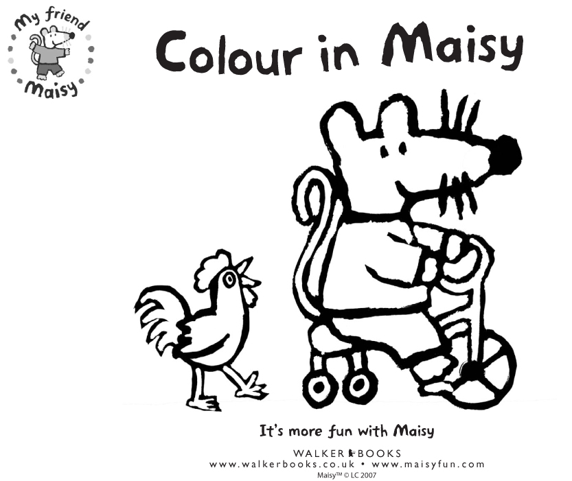 Colouring fun with Maisy - Scholastic Book Club