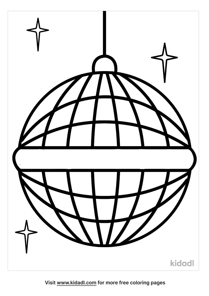 Disco Ball Coloring Pages | Free Seasonal-holidays-and-celebrations Coloring  Pages | Kidadl