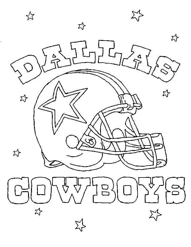 Free Printable Dallas Cowboys Coloring Pages - Dallas Cowboys Coloring Pages  - Coloring Pages For Kids And Adults