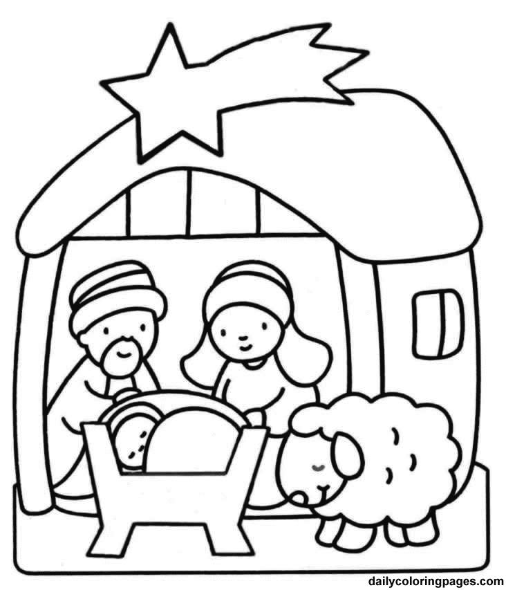 Nativity Coloring Pages | Free Coloring Pages