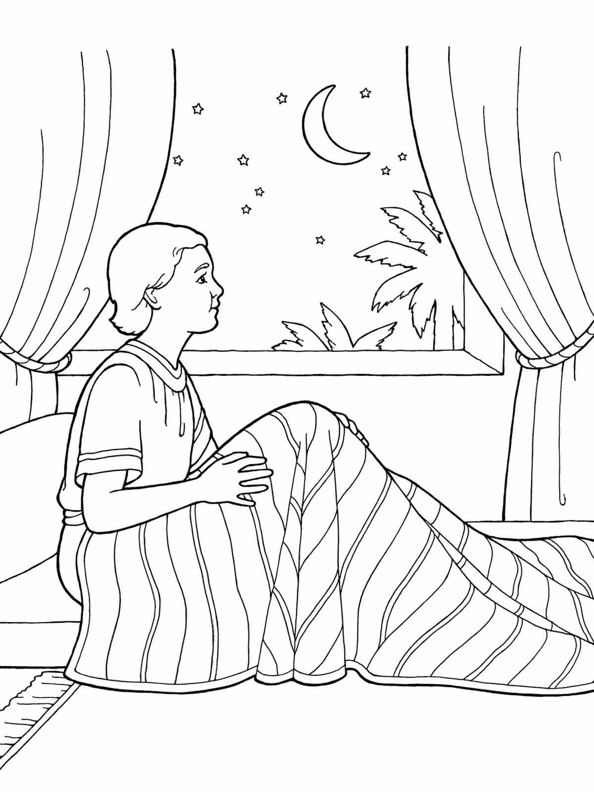 10 Pics of Prophet Samuel Coloring Page - The Lord Calls Samuel ...