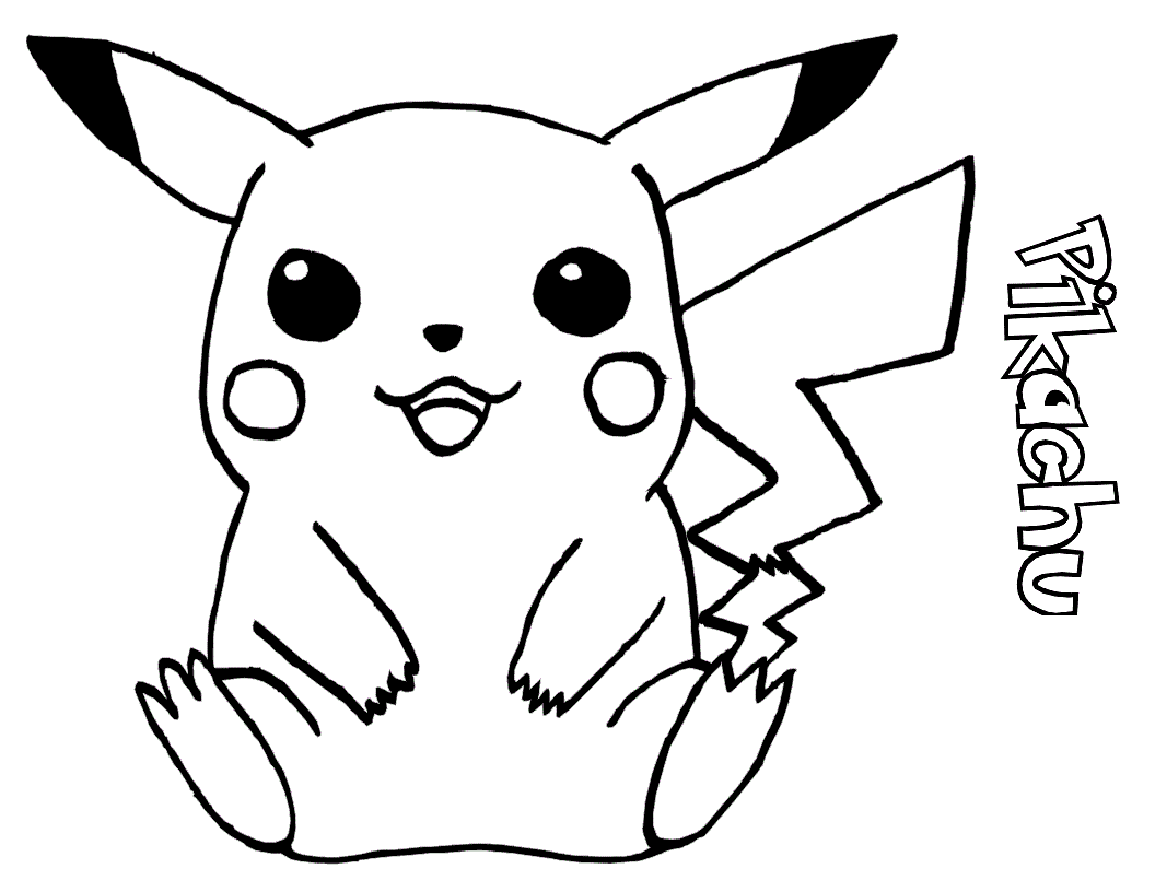 Free Printable Pikachu Coloring Pages For Kids Coloring Home