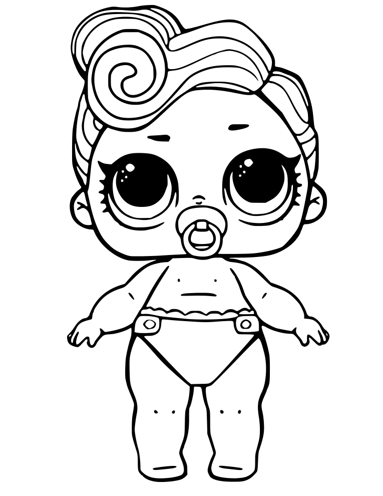 LOL Doll Coloring Pages | Baby Coloring Pages, Lol Dolls ...