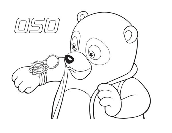 Special Agent Oso New Watch Coloring Page - Download & Print Online Coloring  Pages for Free | Color Nimbus | Online coloring pages, Coloring pages,  Online coloring