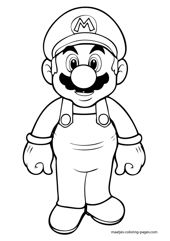 Drawings Super Mario Bros (Video Games) – Printable coloring pages