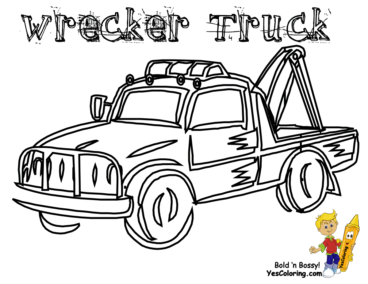 Printable Emergency Vehicles Coloring Pages