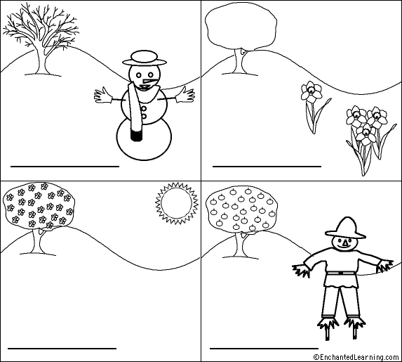 seasons for joseph | Seasons worksheets, Coloring pages for kids, Coloring  pages