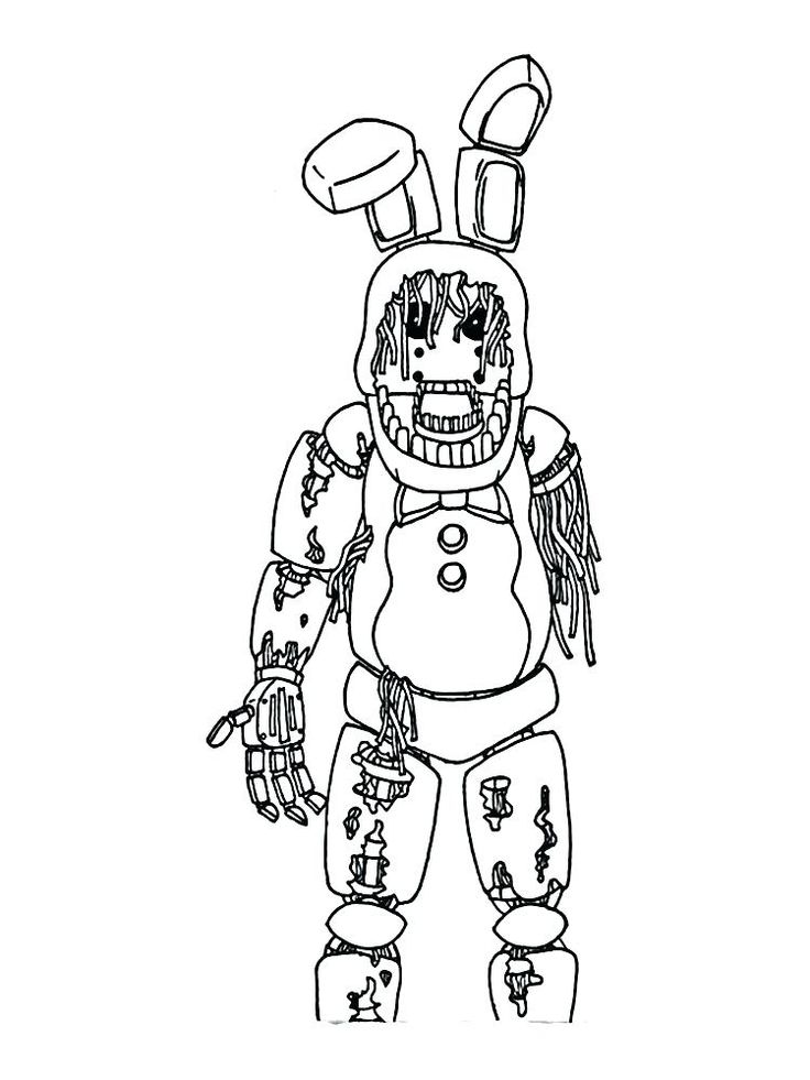 Various Five Nights at Freddy's Coloring Pages PDF to Your Kids -  Coloringfolder.com | Fnaf coloring pages, Coloring books, Coloring pages to  print