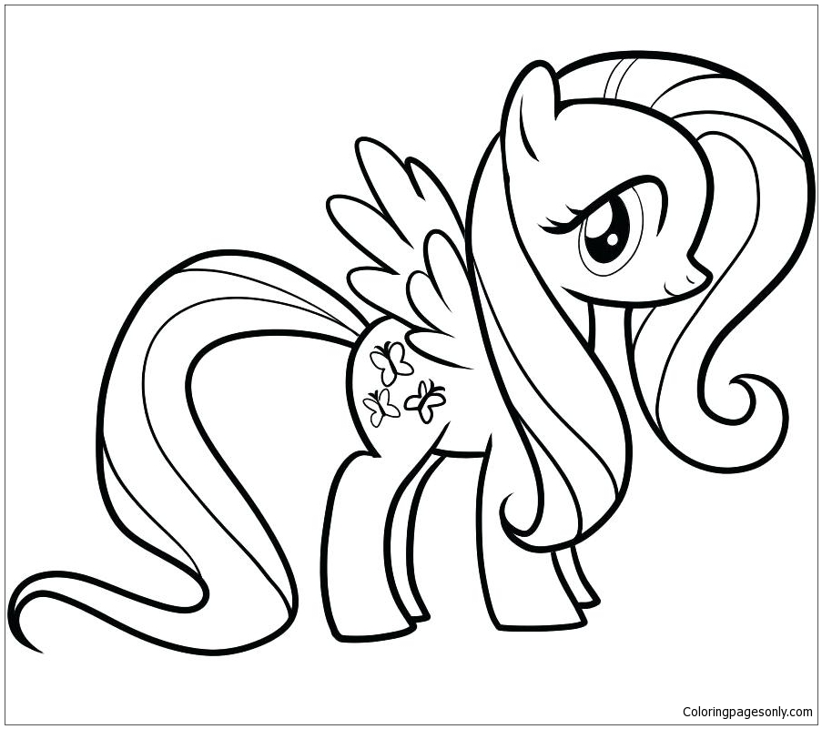 My Little Pony Rainbow Dash 3 Coloring Pages - Cartoons Coloring Pages - Coloring  Pages For Kids And Adults