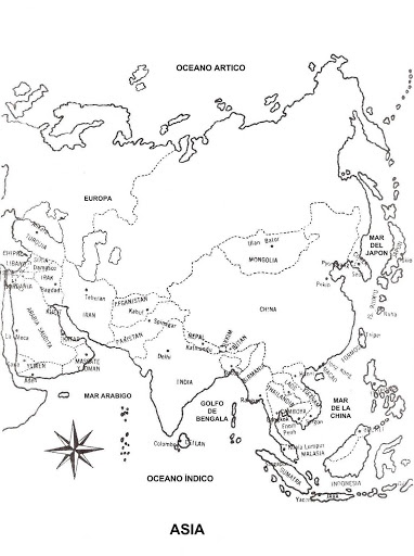 Asia Coloring Map (Page 4) - Line.17QQ.com