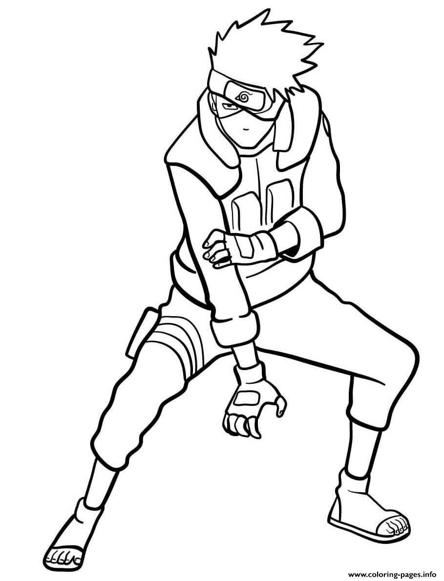Anime Coloring Pages Kakashi   Coloring And Drawing   Coloring Home