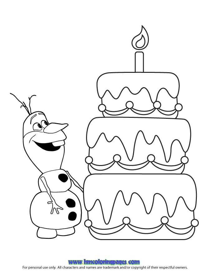 Download Olaf Coloring Pages - Coloring Home