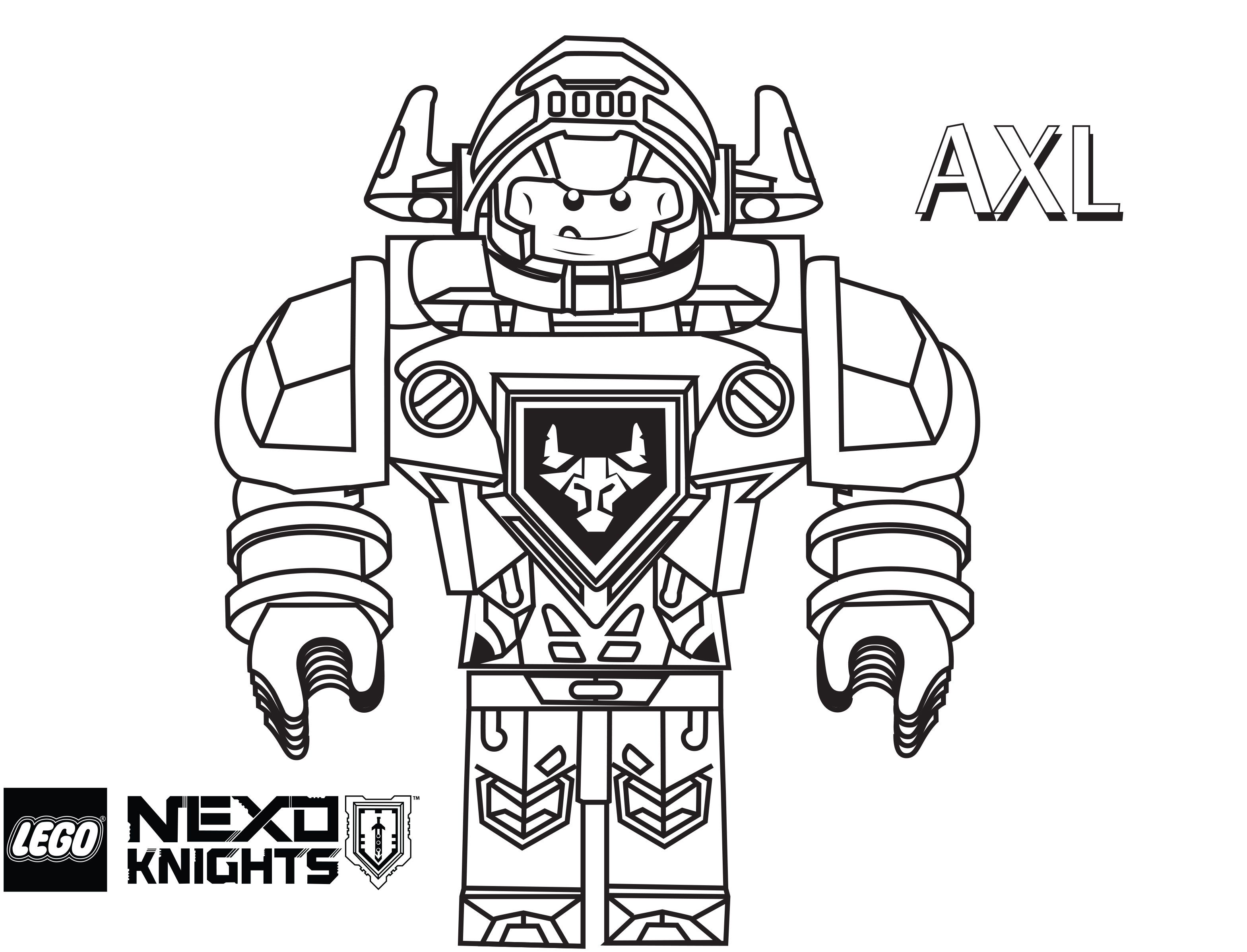 lego nexo knights coloring pages  coloring home