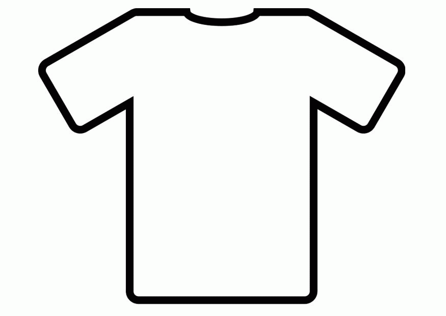 Download T Shirt Coloring Page Coloring Home