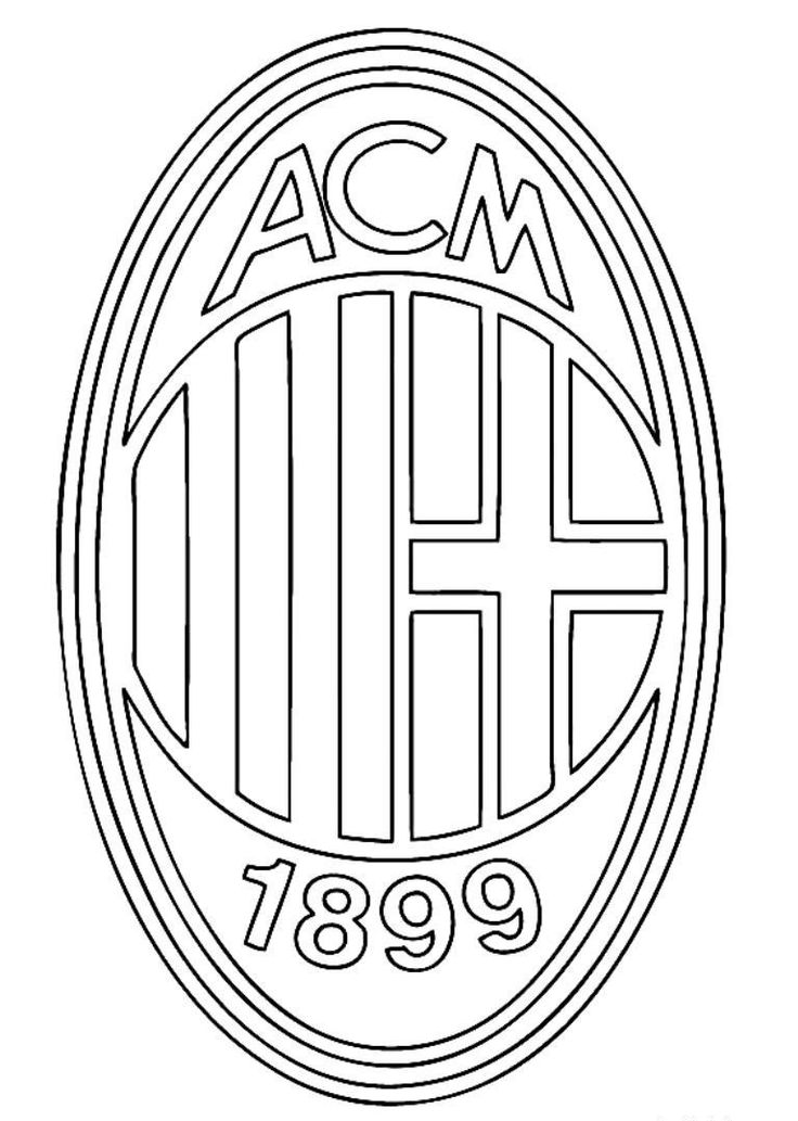 AC Milan Coloring Pages Pdf To Print - Coloringfolder.com | Football coloring  pages, Coloring pages, Online coloring pages