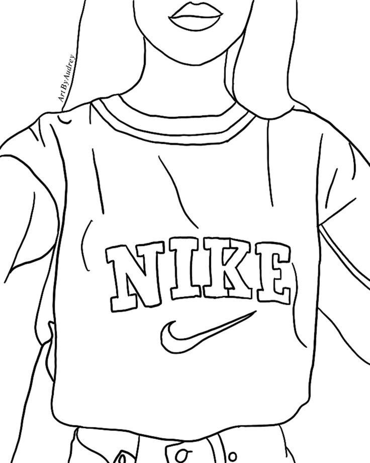 Nike coloring:3 | Dibujos de moda, Dibujos lindos sencillos, Dibujo de  figura de moda