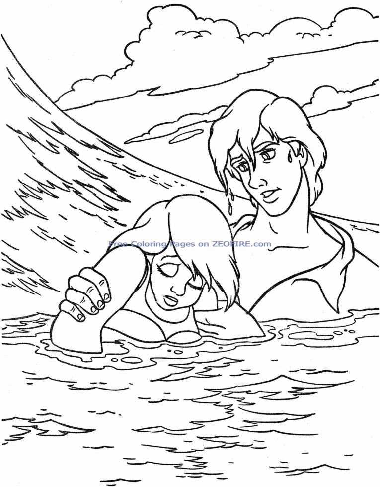 Cool The Little Mermaid Coloring Pages Disney Princess Ariel 2519 ...