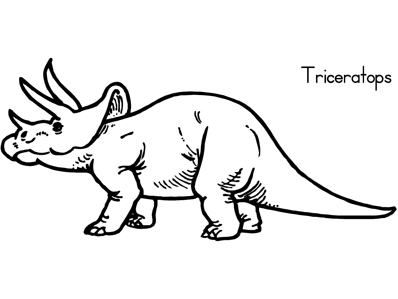 Dinosaur Coloring Pages (3) - Coloring Kids