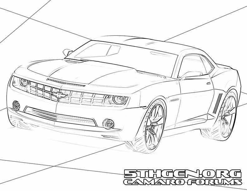 Printable Chevy Coloring Pages - Coloring Page
