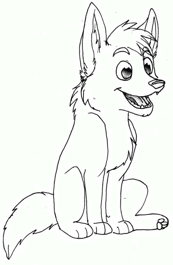 Baby Wolf Coloring Pages To Print - Coloring Home