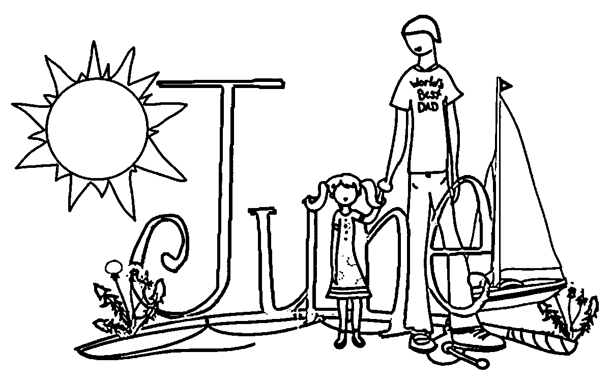 June Coloring Pages - Coloring Home