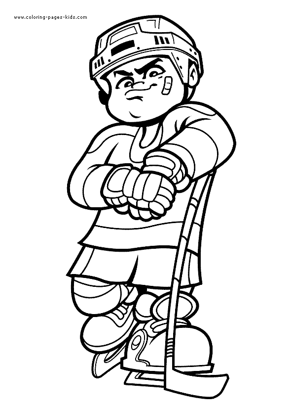 Printable Hockey Coloring Pages | Free Coloring Pages