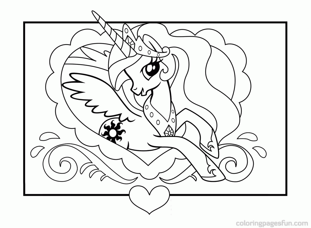 My Little Pony Coloring Sheets 2016- Dr. Odd