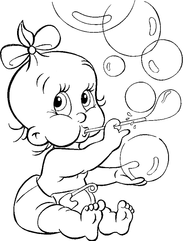 Download Baby Coloring Pages - Baby Sister Coloring Page - Full Size PNG  Image - PNGkit