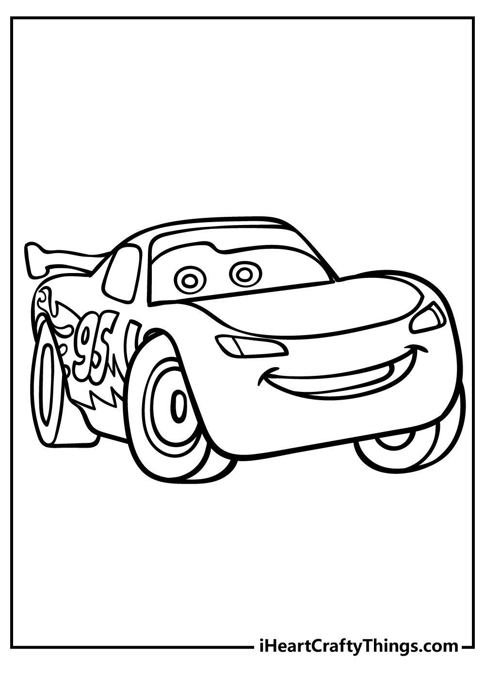 Printable Lightning McQueen Coloring Pages (Updated 2023)