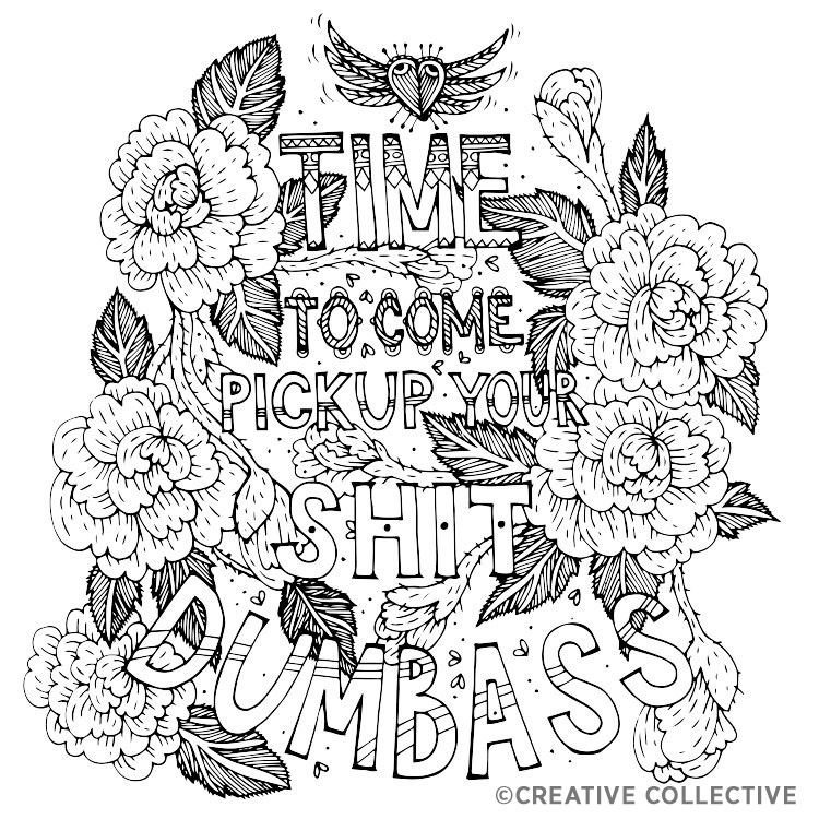 FREE Coloring Pages From Creative Collective – Adult Coloring ...