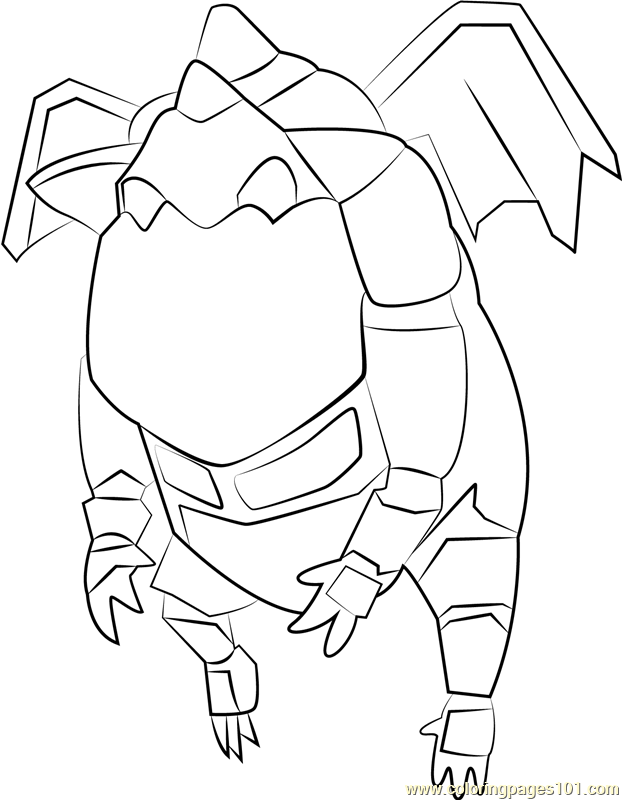 Lava Hound Coloring Page - Free Clash of the Clans Coloring ...