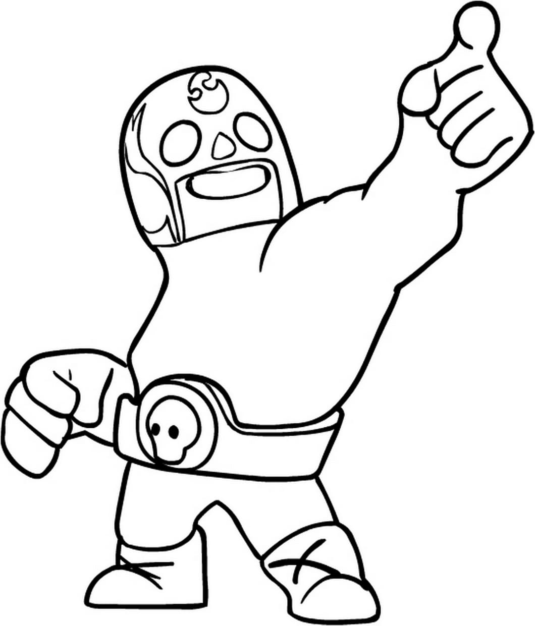 Brawl Stars Coloring Pages Coloring Home - stars brawl colorir