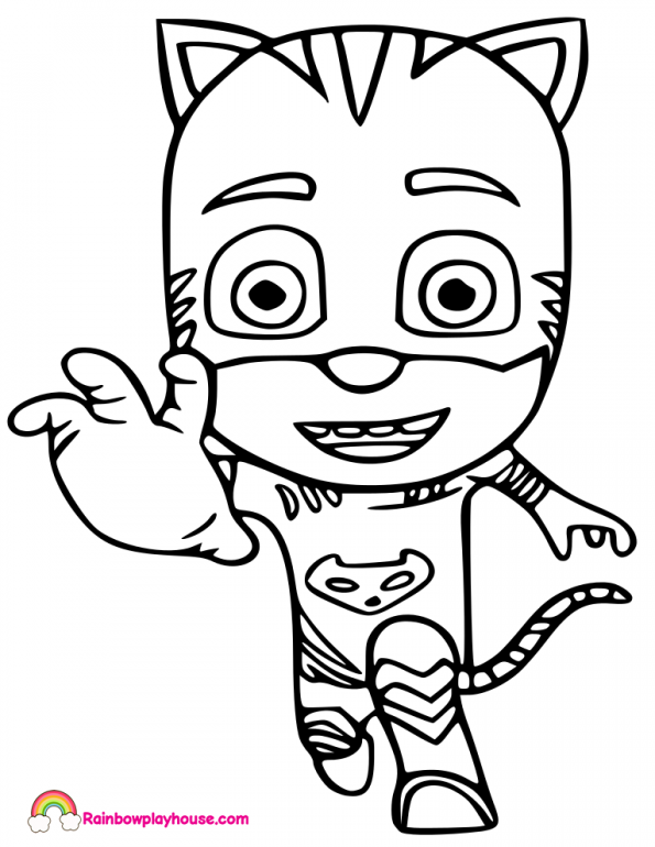 Coloring Pages Catboy - Coloring Home
