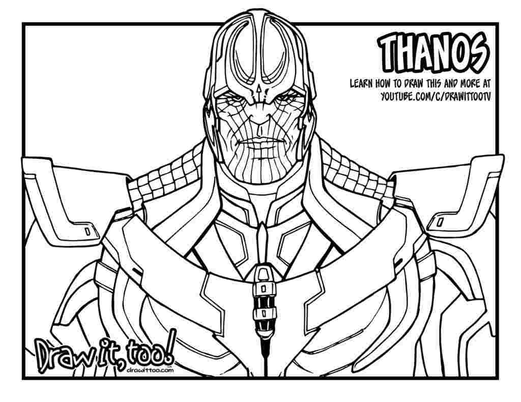 Infinity War Coloring Pages Avengers Infinity War Coloring ...