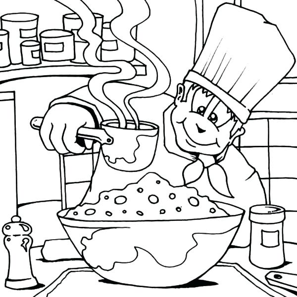 Coloring Page Chef At Getcolorings Com Free Printable - vrogue.co