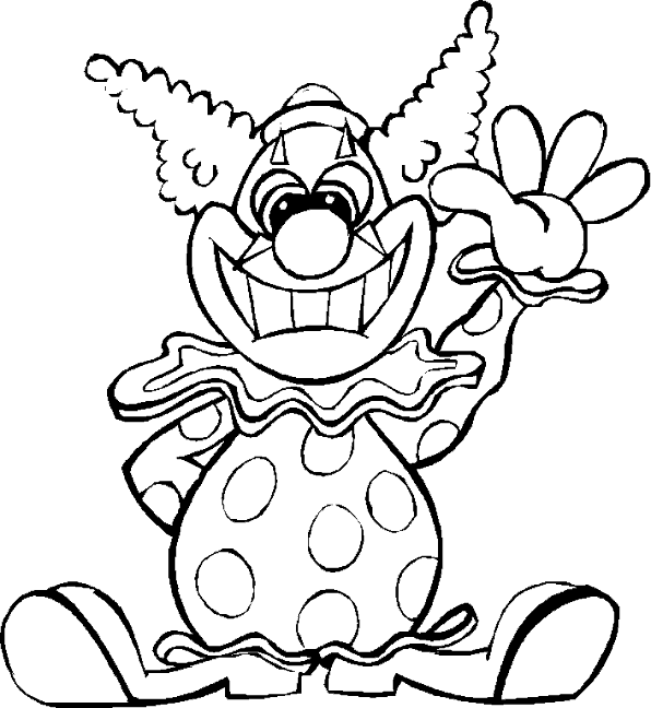 Free Printable Clown Coloring Pages For Kids spesific Clown ...