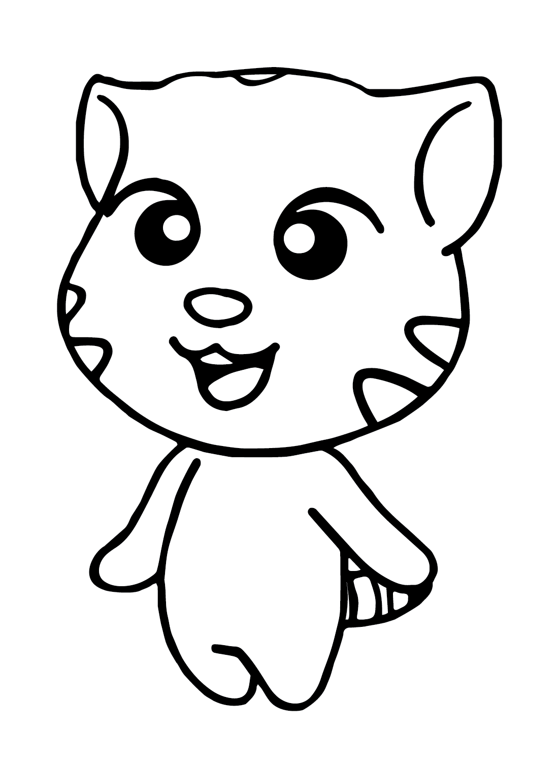 Talking Tom Coloring Pages Printable ...
