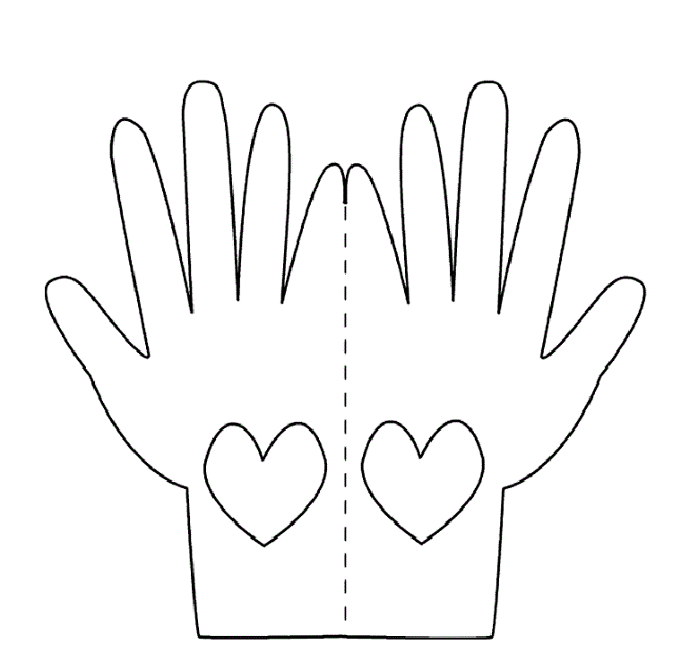 Download Praying Hands Coloring Page - Coloring Pages For Kids And ...