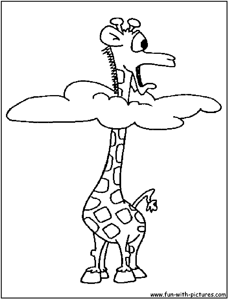 7 Pics of Funny Giraffe Coloring Pages - Cute Baby Animal Coloring ...