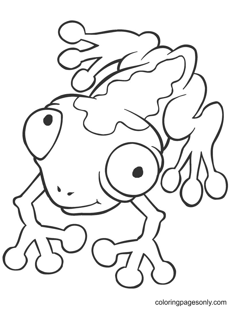 Crazy Frog Free Coloring Pages - Frog Coloring Pages - Coloring Pages For  Kids And Adults