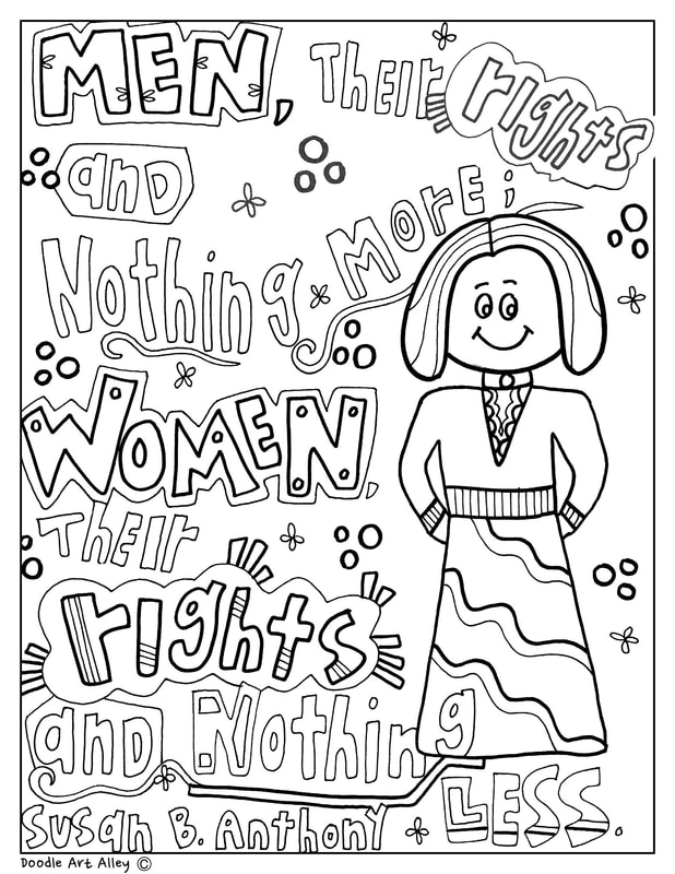 Susan B. Anthony - Classroom Doodles