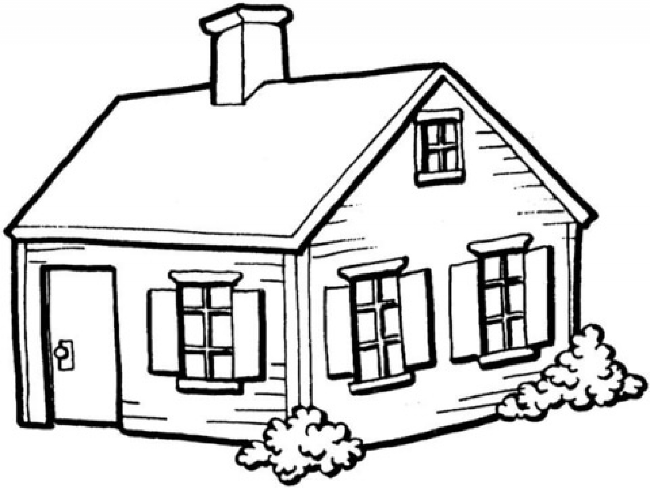 House Coloring Pages for Adults House Coloring Pages Printable ... -  ClipArt Best - ClipArt Best