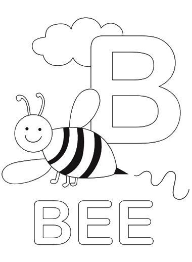 Top 10 Letter 'B' Coloring Pages Your Toddler Will Love To Learn & Color # coloringpages #col… | Alphabet coloring pages, Abc coloring pages, Letter b  coloring pages