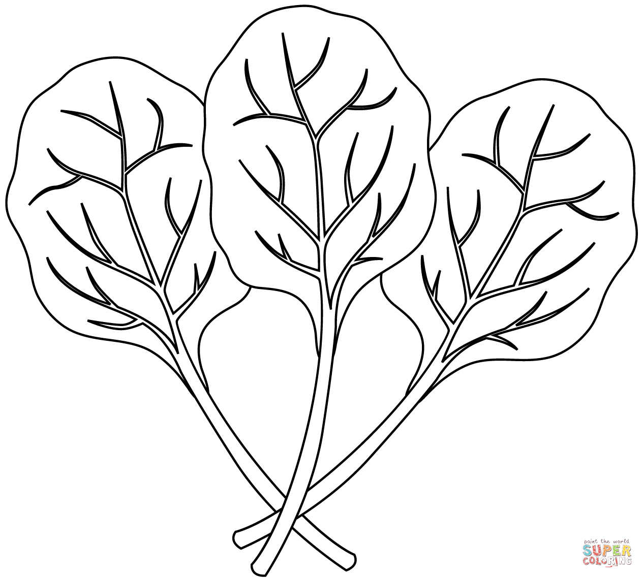 Spinach Coloring Page | Free Printable Coloring Pages - Coloring Home