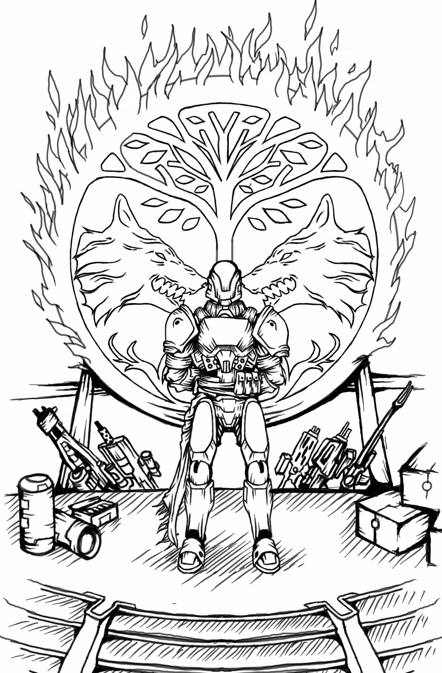 Destiny Coloring Pages - Coloring Home